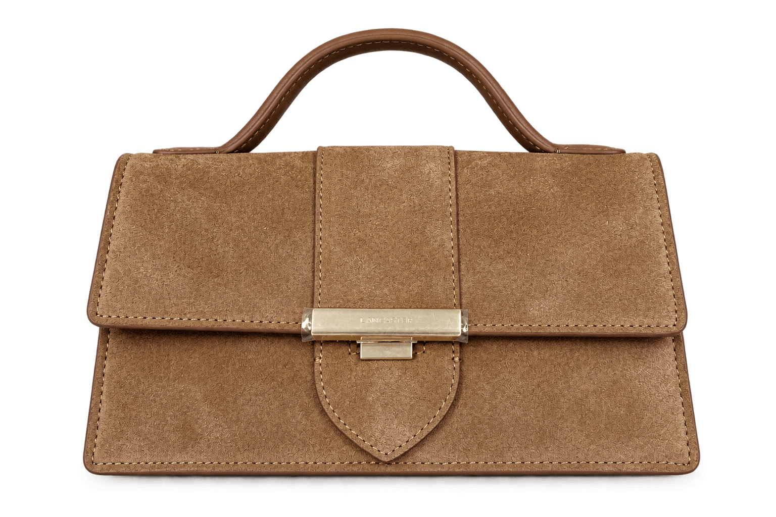 Sac porté épaule Lancaster (Suède Ily) Camel · Sacs à main · Maroquinerie LIKA