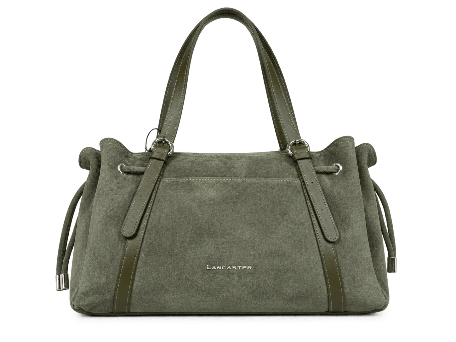 Sac cabas porté épaule Lancaster (Velvet Emma) Kaki foncé · Sacs à main · Maroquinerie LIKA