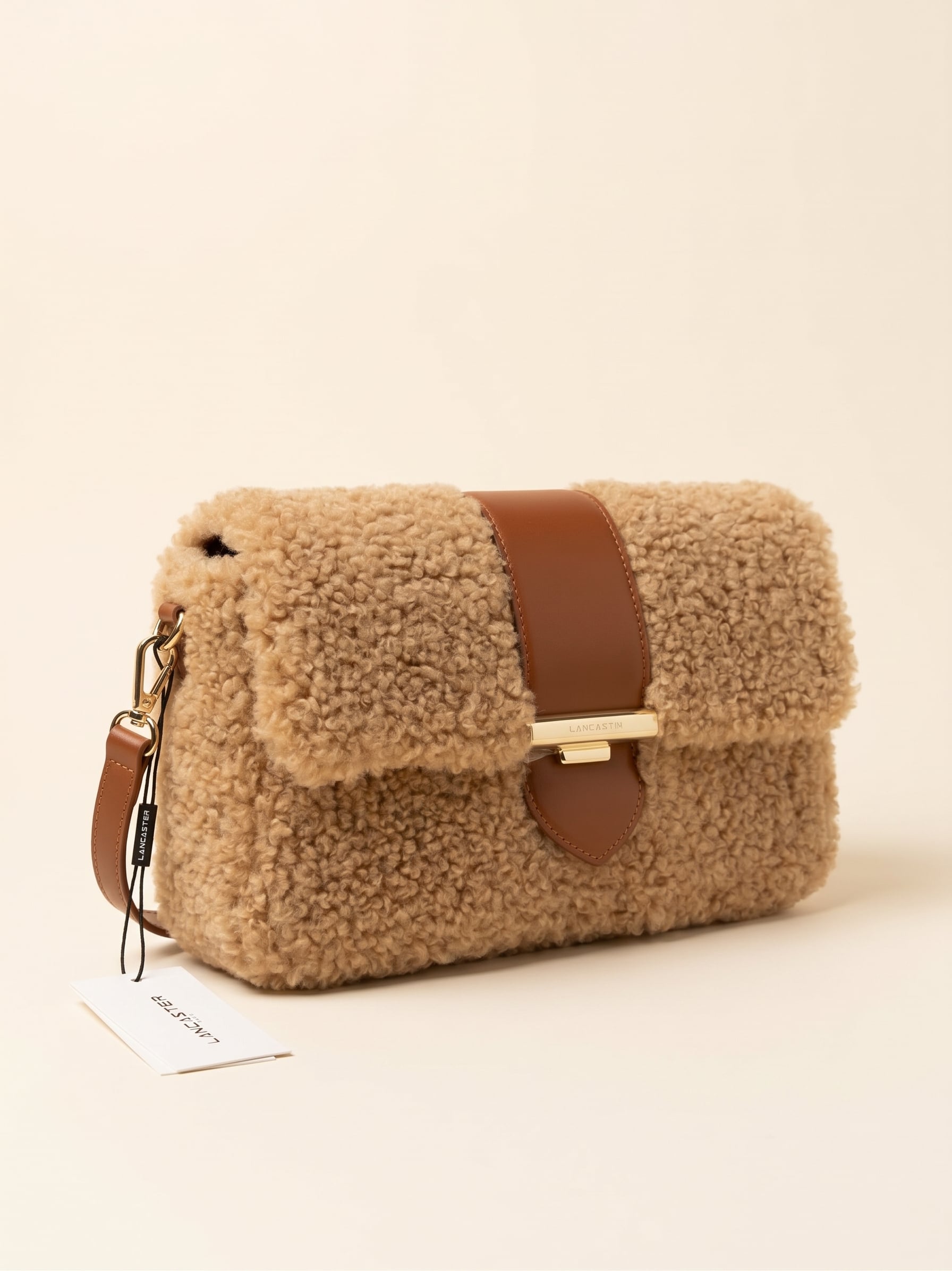 Sac à bandoulière Lancaster Cognac · Sacs à main · Maroquinerie LIKA