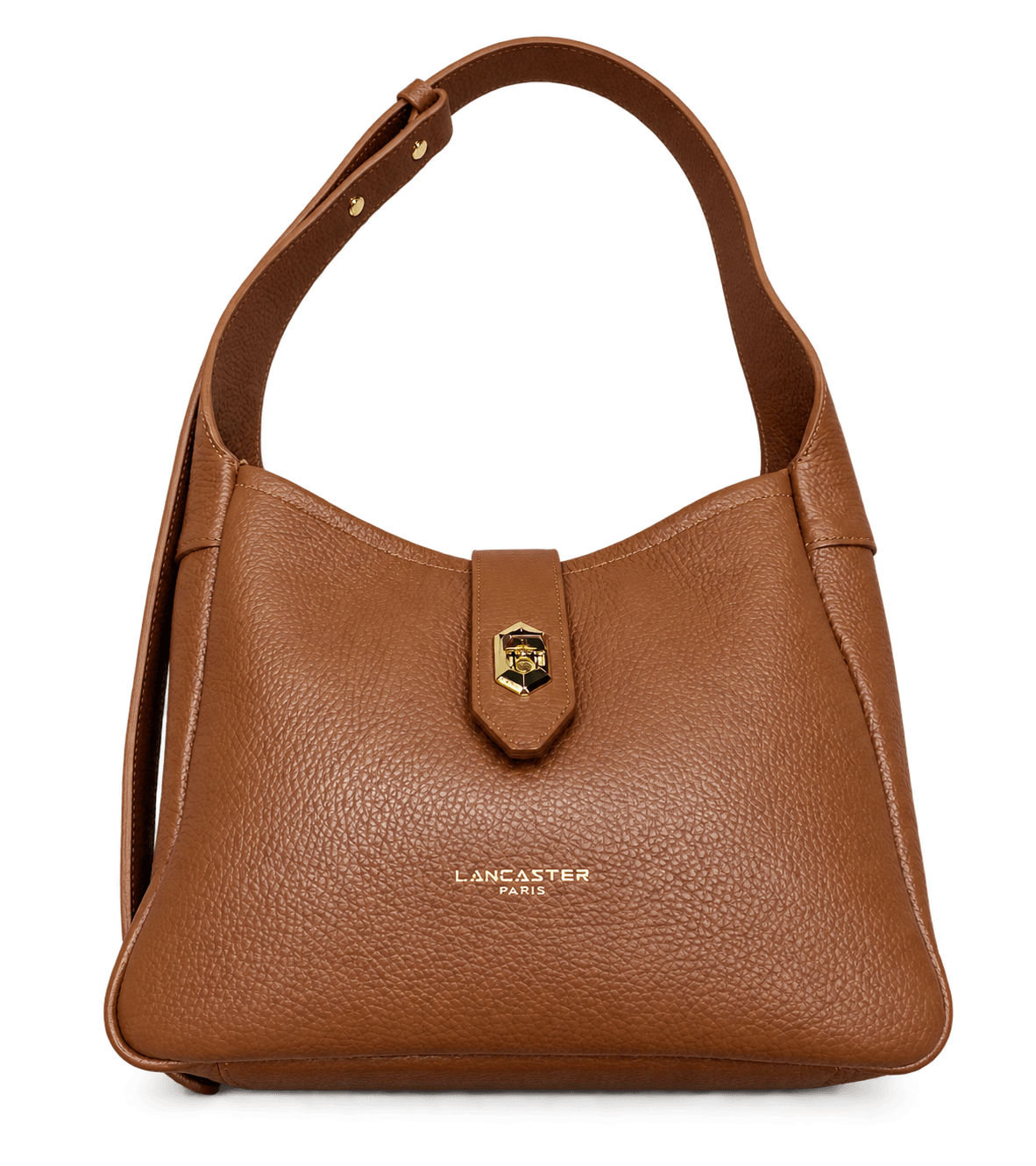 Sac porté épaule Lancaster (Top Double) Camel · Sacs à main · Maroquinerie LIKA