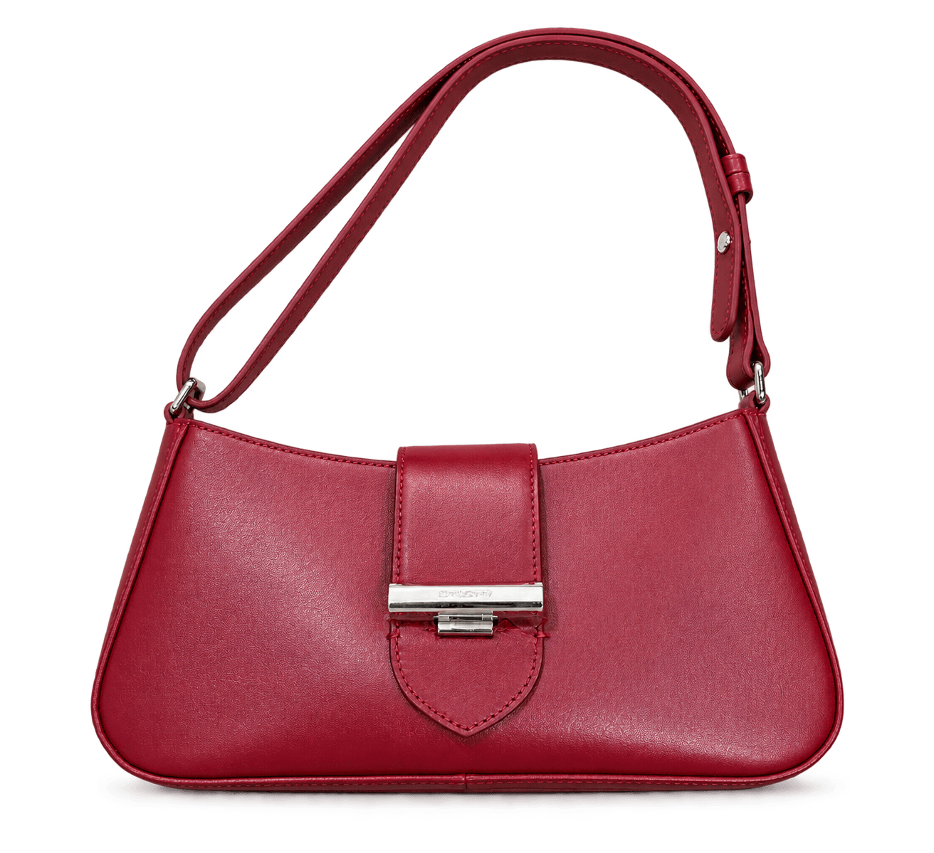 Sac porté épaule Lancaster (Paris Ily) Carmin · Sacs à main · Maroquinerie LIKA