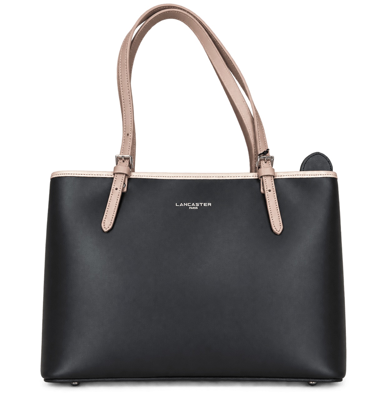 Sac cabas porté épaule Lancaster (Smooth) Noir · Sacs à main · Maroquinerie LIKA