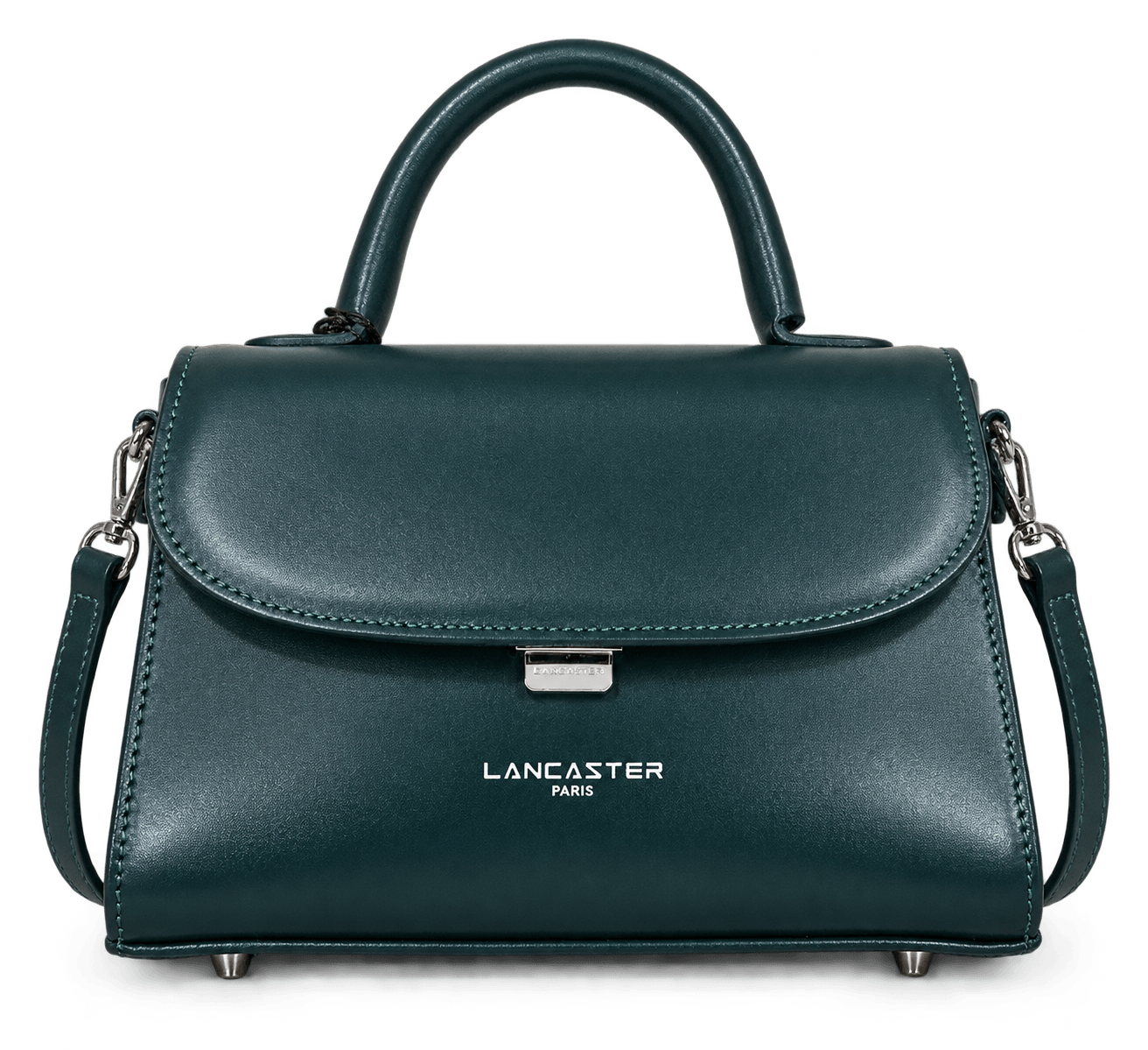 Sac à rabat porté main Lancaster (Suave Even) Vert foncé · Sacs à main · Maroquinerie LIKA