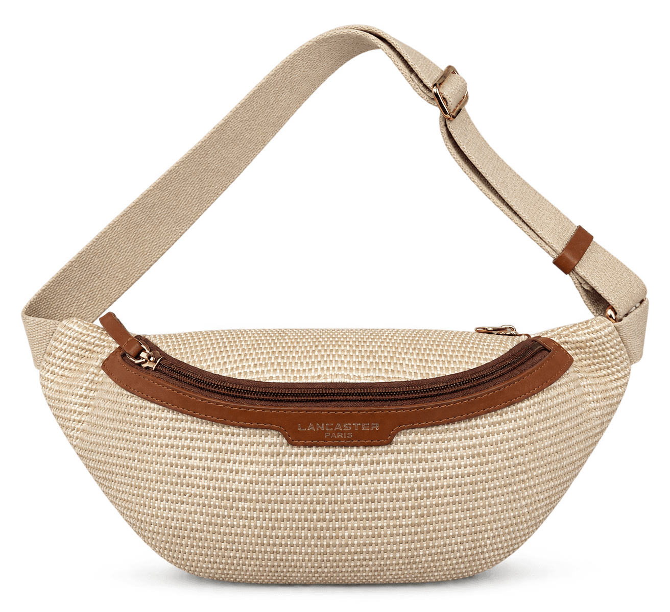 Sac banane bandoulière Lancaster (Mini Osier)
