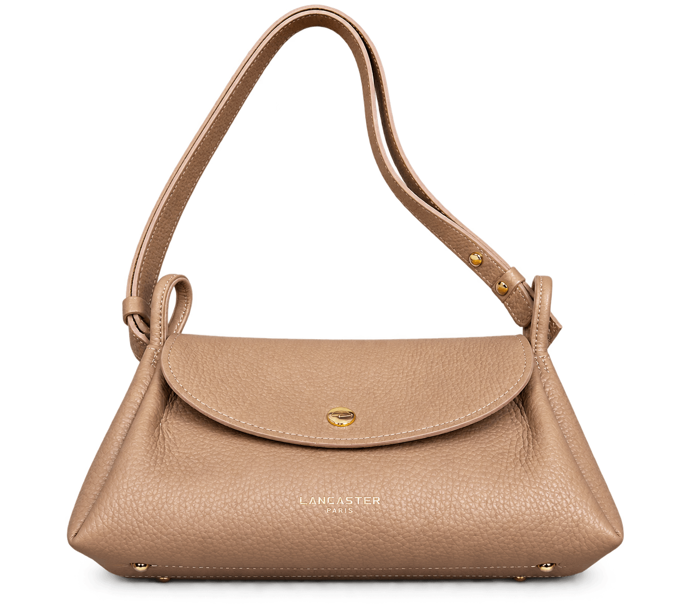 Sac porté épaule Lancaster (Accordéon Double) Beige · Sacs à main · Maroquinerie LIKA