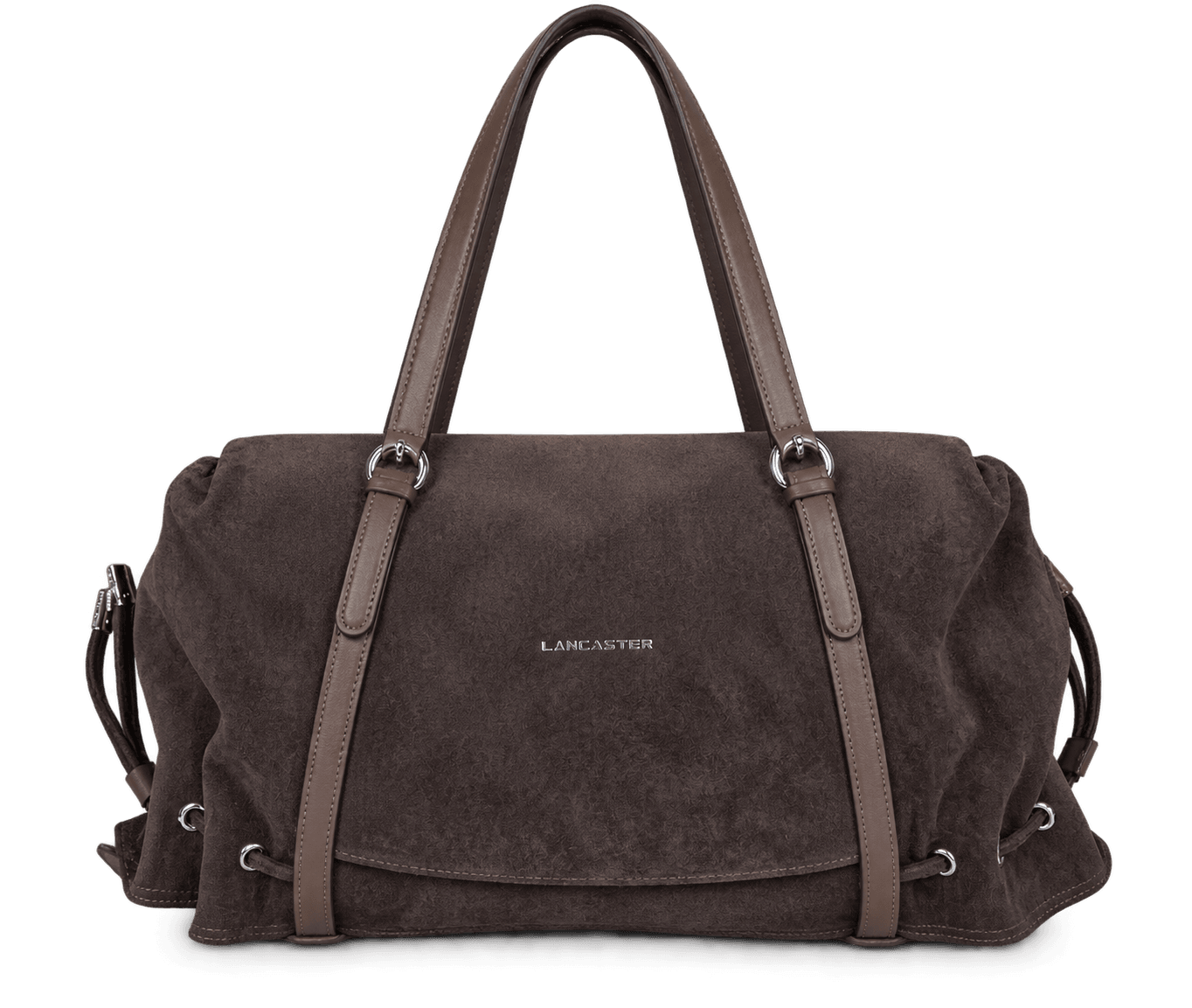 Cabas porté épaule Lancaster (Velvet Emma) Marron · Sacs à main · Maroquinerie LIKA