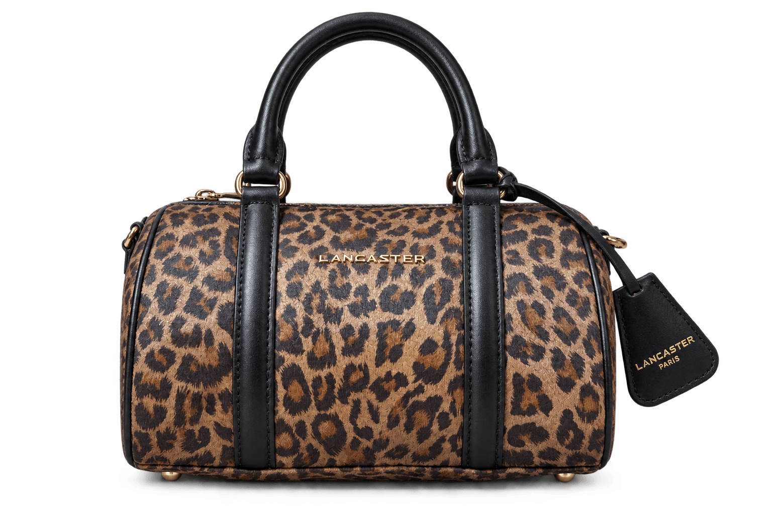 Sac polochon porté travers Lancaster (Jungle) Marron leopard · Sacs à main · Maroquinerie LIKA