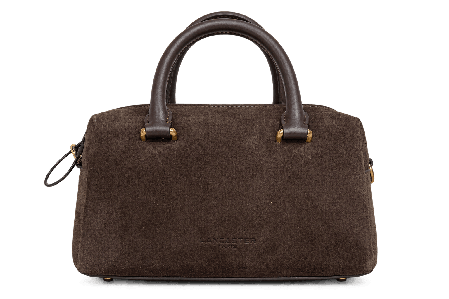 Sac porté main Lancaster (Suède Cube) Marron · Sacs à main · Maroquinerie LIKA