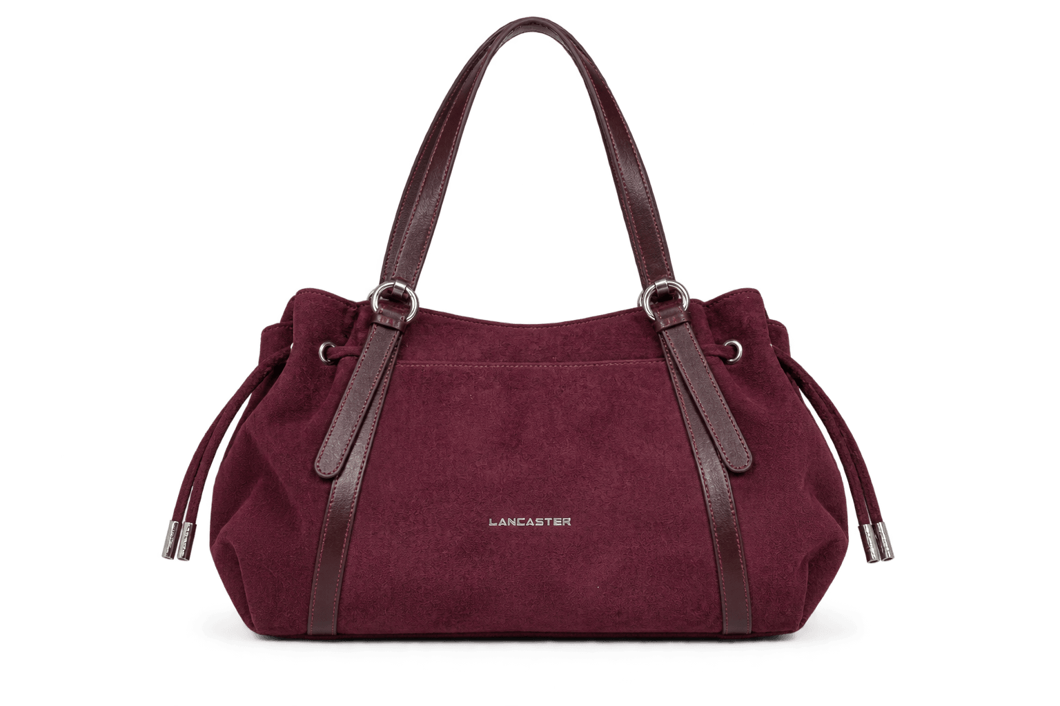 Cabas porté épaule Lancaster (Velvet Emma) Bordeaux · Sacs à main · Maroquinerie LIKA