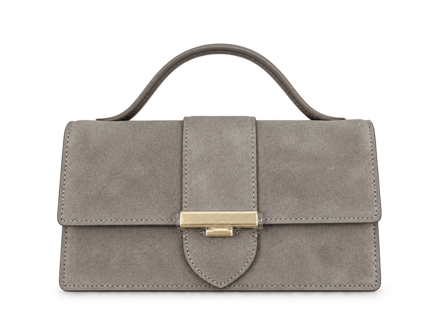 Sac bandoulière Lancaster (Suède Ily) Galet · Sacs à main · Maroquinerie LIKA
