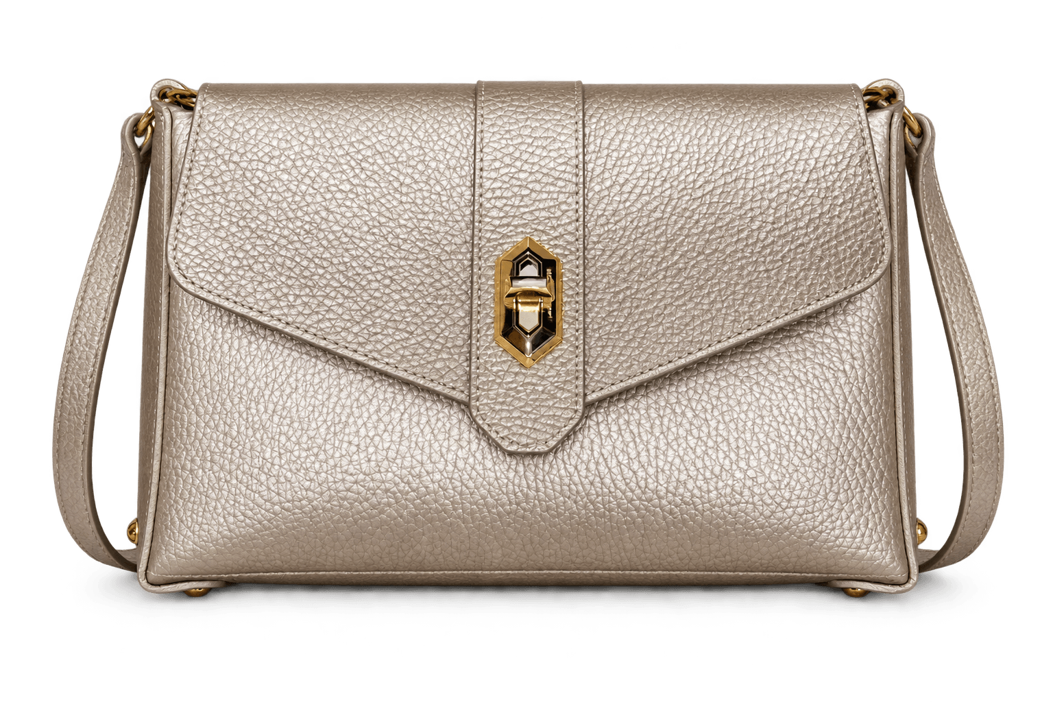Sac bandoulière Lancaster (Top Double) Champagne · Sacs à main · Maroquinerie LIKA