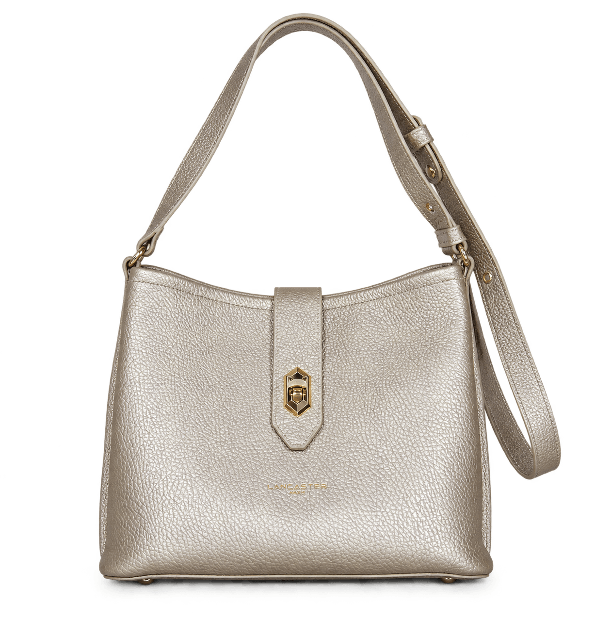 Sac porté travers Lancaster (Top Double) Champagne · Sacs à main · Maroquinerie LIKA
