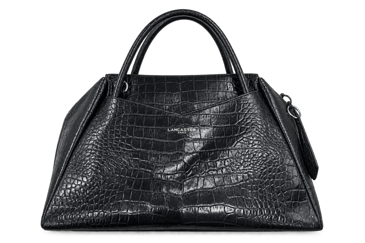 Sac cabas porté travers Lancaster (Exotic Croco) Noir · Sacs à main · Maroquinerie LIKA