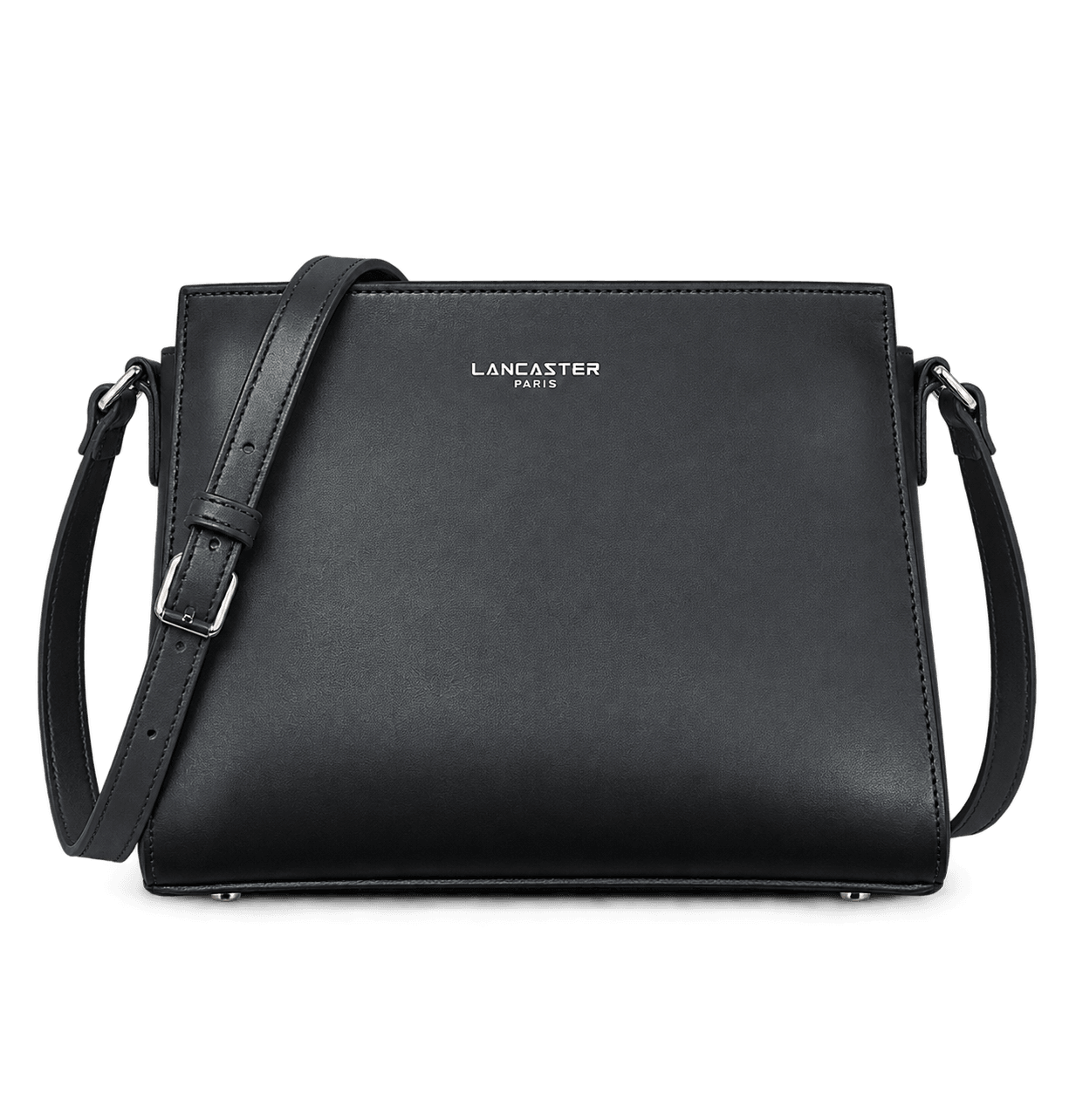 Sac bandoulière Lancaster (Smooth) Noir · Sacs à main · Maroquinerie LIKA